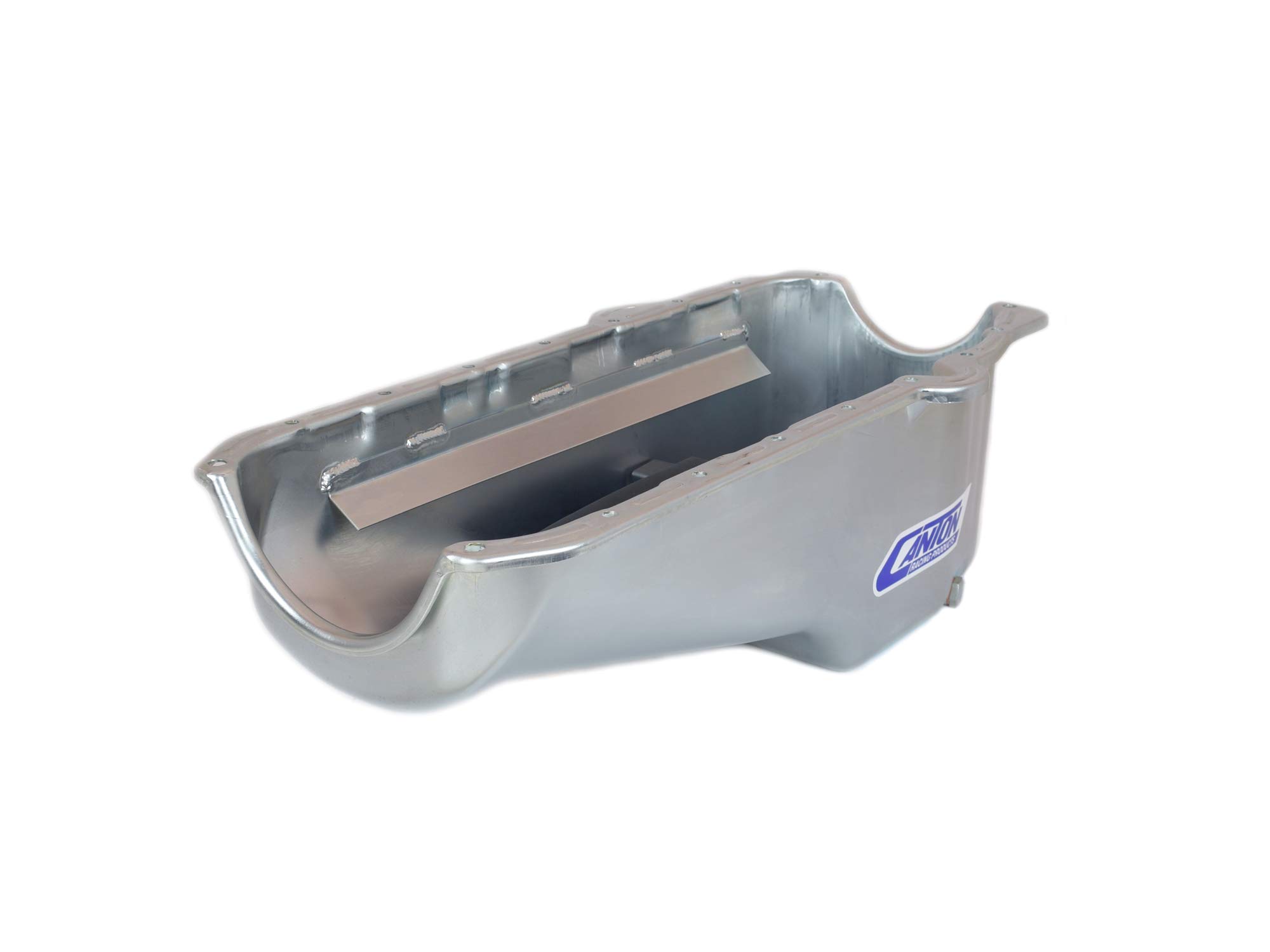 Canton Racing Products 11-200 Small Block Chevy Oil Pan - Stock Appearing Circle Track Performance Oil Pan for Racing & High-Performance Engines | Ideal for Track Days, Drag Racing & Engine Builds
