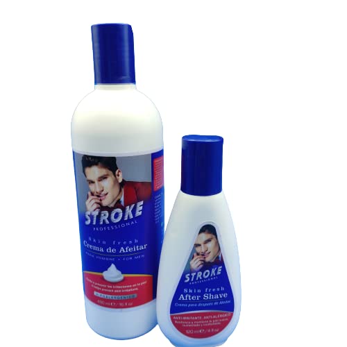 2-Step Shaving Set for Men – Moisturizing & Refreshing Shave Cream & After Shave Balm – Skin Softening & Anti-Irritant Formula – Perfect for Daily Shaving Routine & Sensitive Skin Care