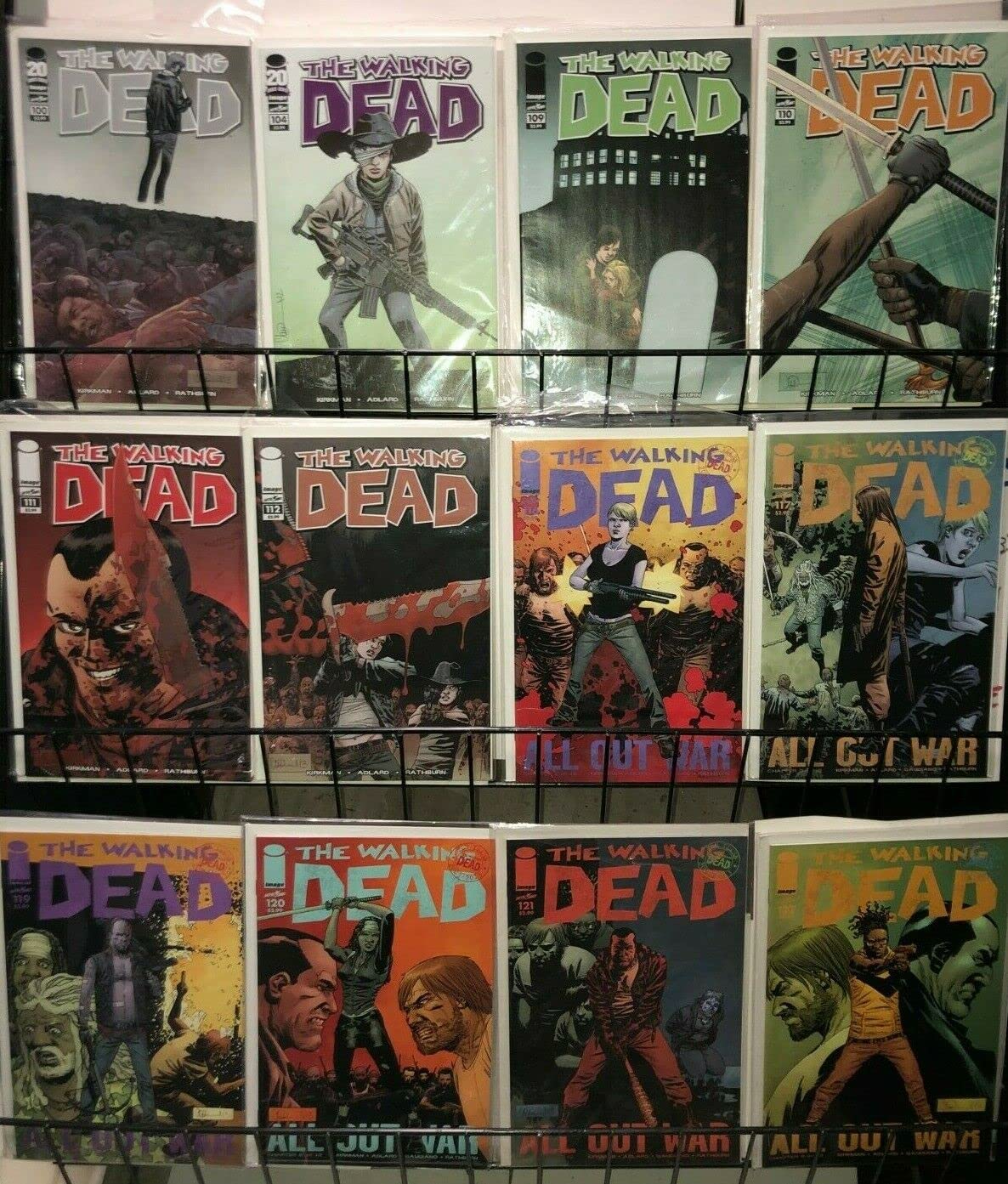 The Walking Dead Comics Issues 100-187 - Bagged & Boarded, 65 Different Variant Covers, NM 9.0+ Condition | Collectible Comic Books for Fans & Investors