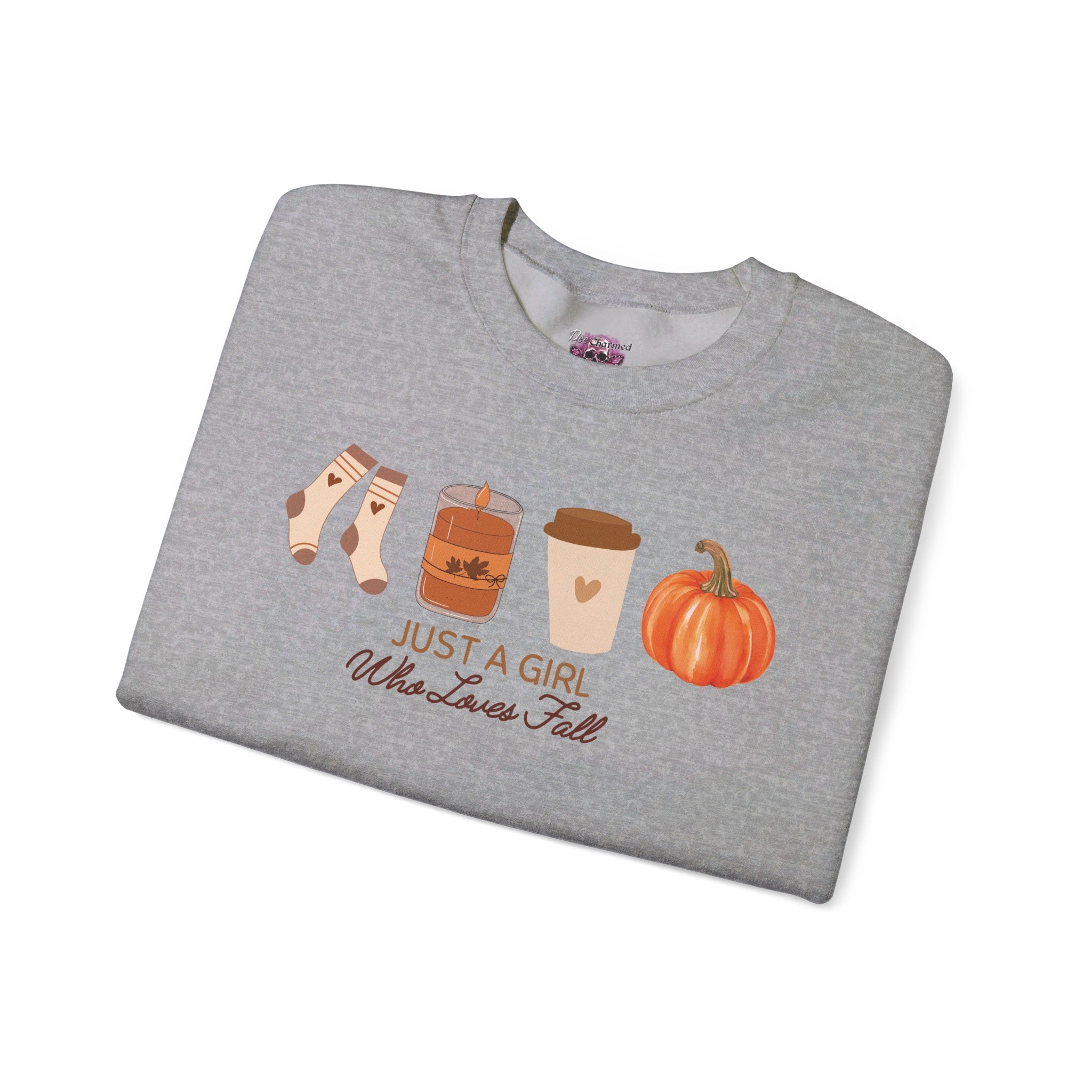 Just a Girl That Loves Fall - Cute Autumn Themed T-Shirt for Women | Perfect for Pumpkin Spice Season, Thanksgiving & Cozy Fall Outfits