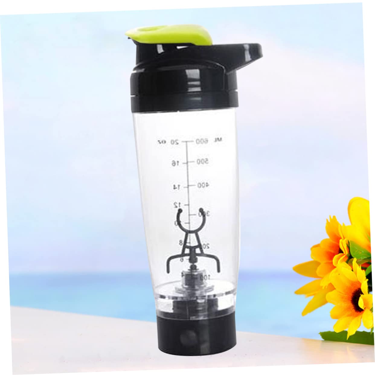 MAGICLULU 2-Pack Electric USB Protein Shaker Bottle - Portable Handheld Blender Cup for Protein Shakes, Smoothies & Meal Replacement Drinks - Perfect for Gym, Workout & Travel