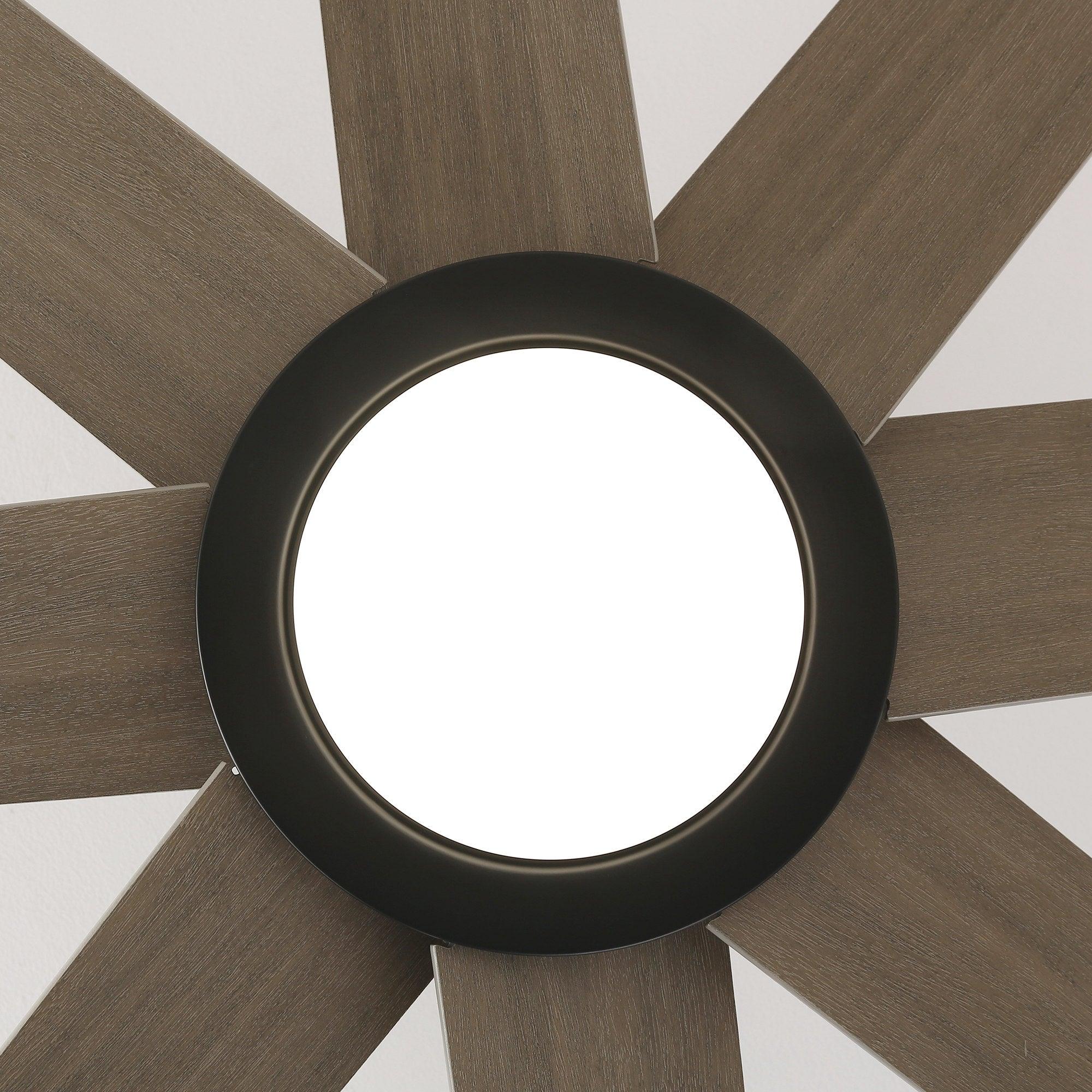 60 DC Motor 8-Blade Modern Ceiling Fan with LED Light & Remote Control - Energy Efficient Quiet Operation for Living Room, Bedroom, and Office