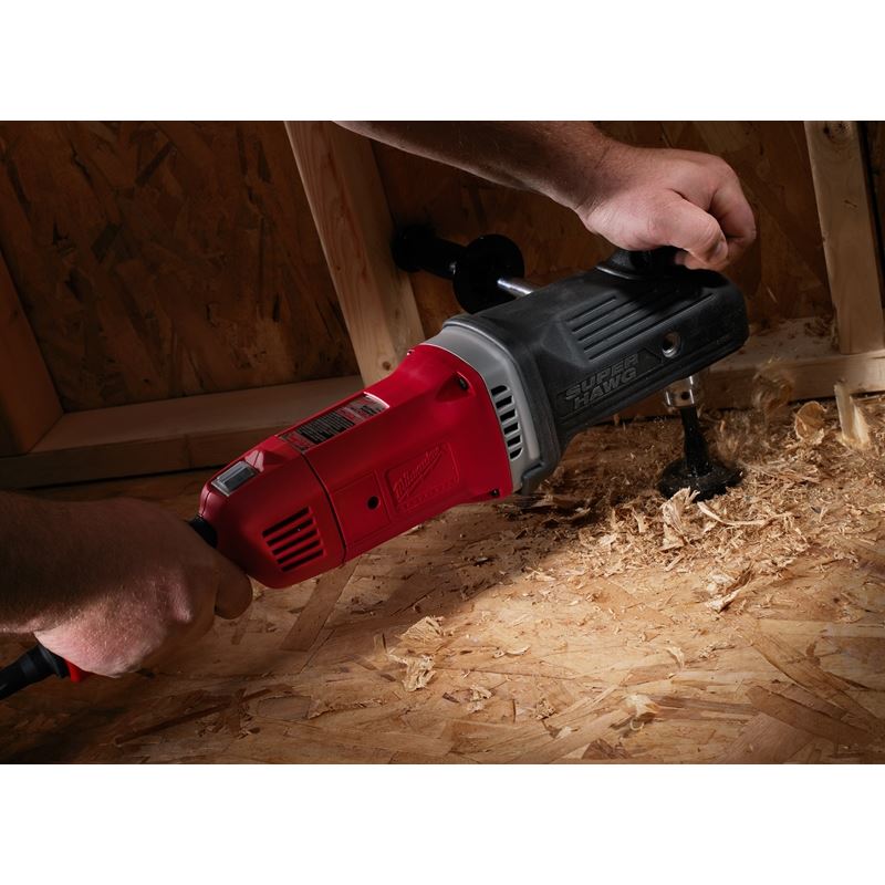 1/2 in. Super Hawg Heavy-Duty Hole Saw Kit with Case - Perfect for Woodworking, Metal Drilling, and DIY Home Improvement Projects