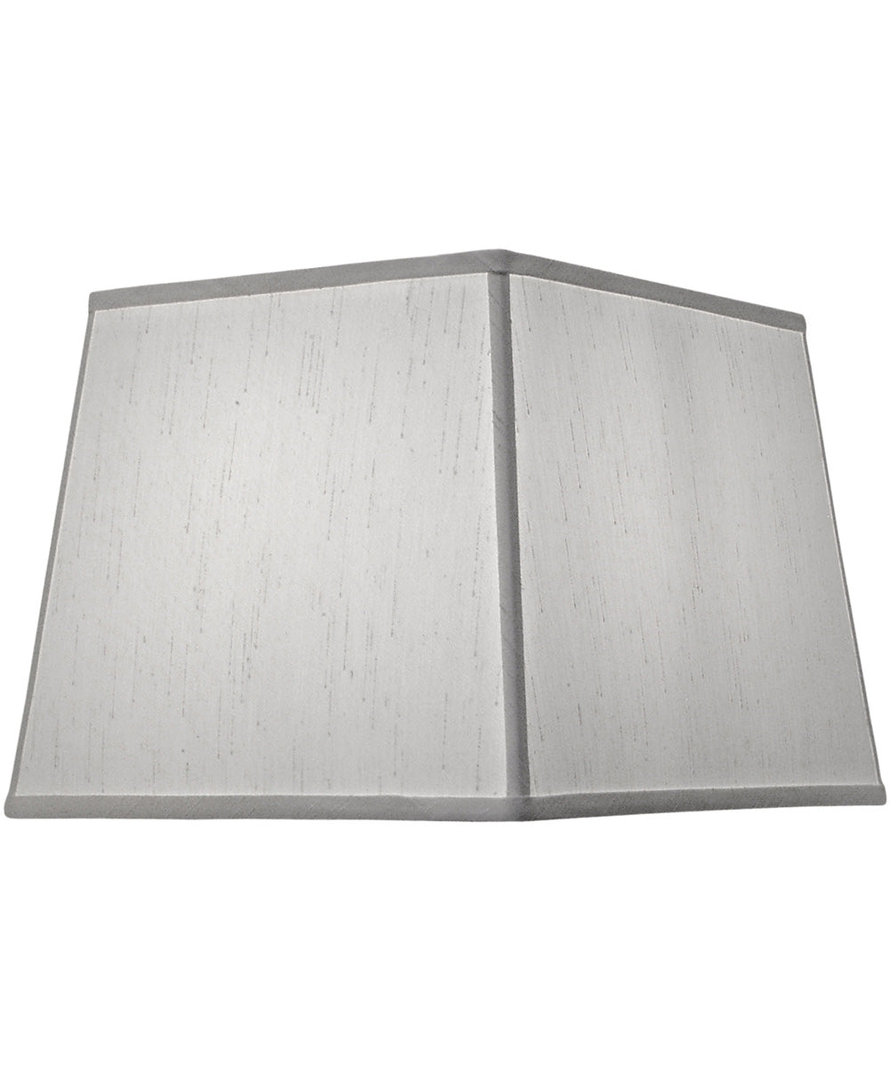 13x17x14 Global White Tapered Square Hardback Lampshade - Classic Home Decor for Living Room, Bedroom & Office Lighting