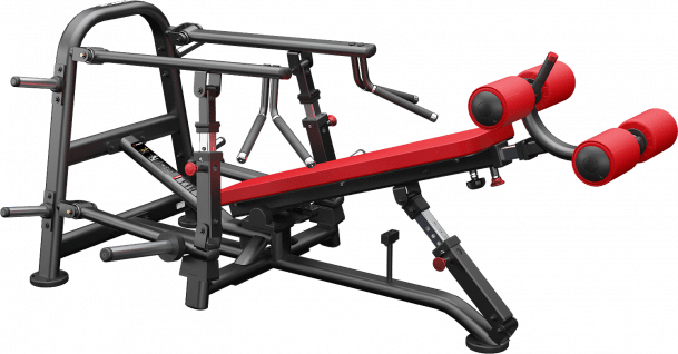 ATLantis Adjustable Decline Flat Converging Weight Bench for Home Gym Strength Training - Perfect for Bench Press, Dumbbell Workouts & Full-Body Exercises