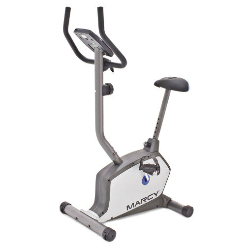 Marcy Magnetic Resistance Upright Exercise Bike NS-1201U - Home Gym Equipment for Cardio Workouts & Indoor Cycling Training