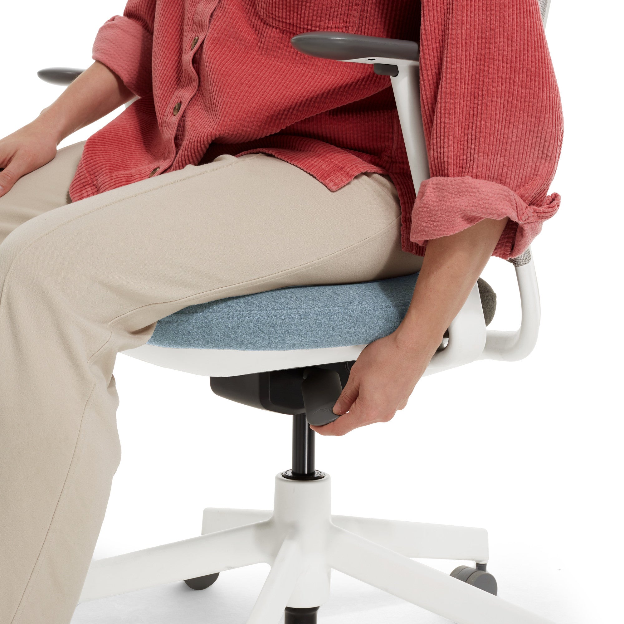 Maxwell Ergonomic Office Task Chair - Adjustable Height & Lumbar Support for Home & Office Workspaces
