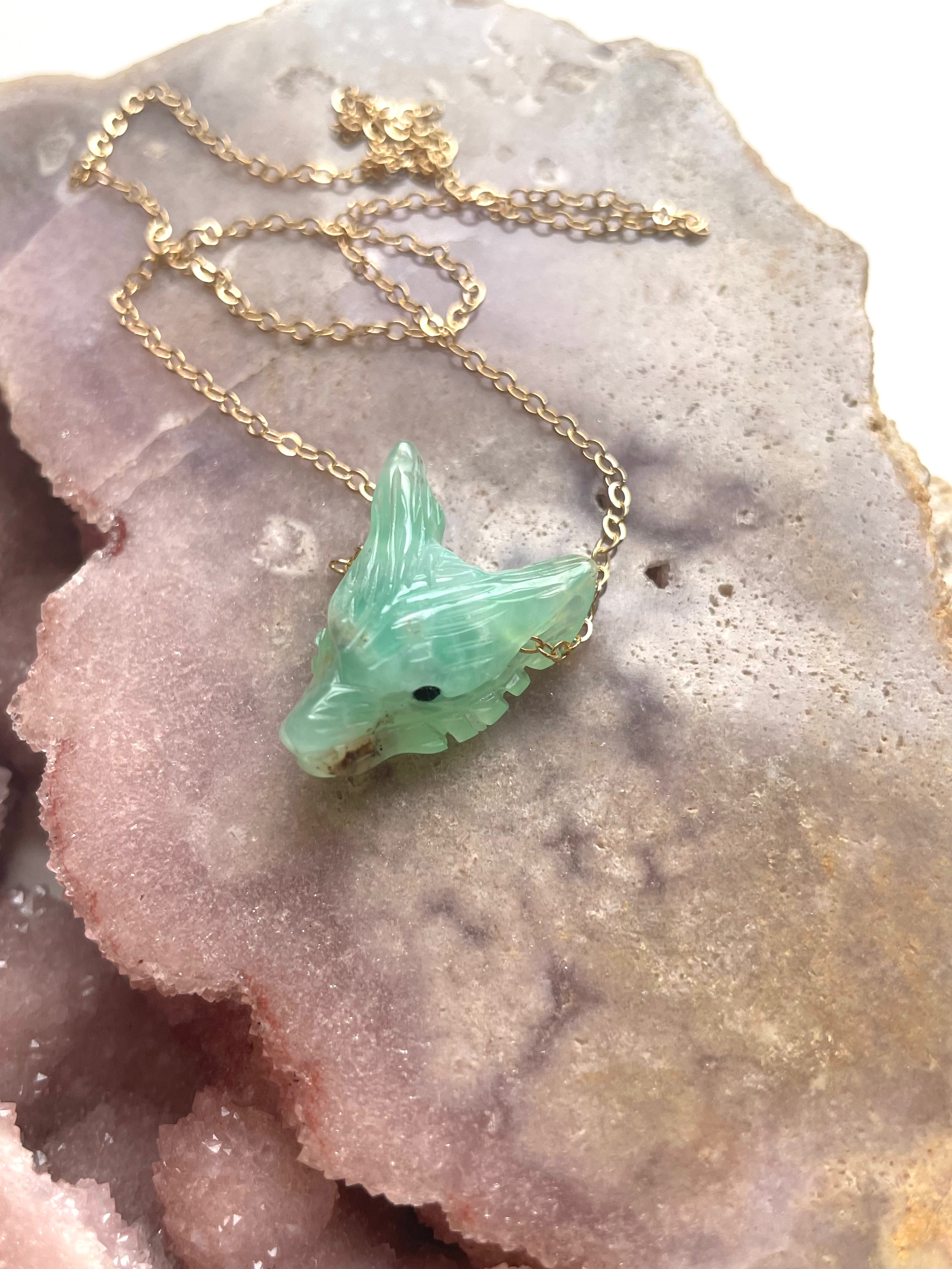 Natural Chrysoprase Pendant Necklace - 925 Sterling Silver Green Gemstone Jewelry for Women, Gift for Her, Birthday, Anniversary, Valentine's Day - Perfect for Everyday Wear & Special Occasions