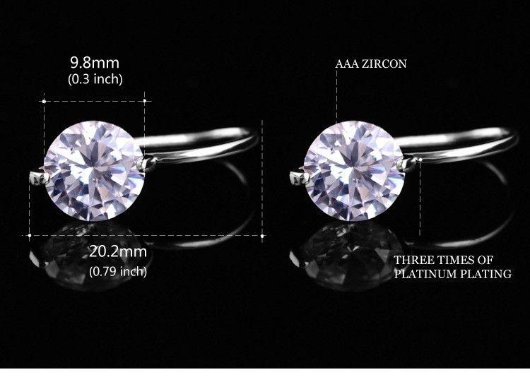 Exquisite Diamond Crystal Drop Earrings for Women - Elegant Dangling Jewelry for Parties, Weddings & Special Occasions