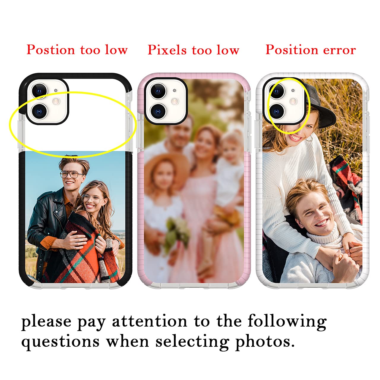 Custom iPhone 11 Phone Case with Personalized Photo/Text - Anti-Scratch Shockproof Soft TPU Protective Cover (Pink) - Perfect for Everyday Use, Travel & Gifts