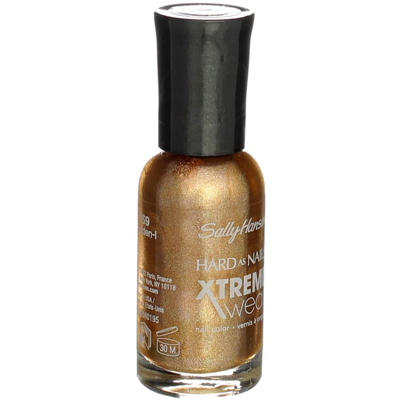 Sally Hansen Hard as Nails Xtreme Wear Nail Polish - Golden (4 Pack) | Long-Lasting Chip-Resistant Formula for Strong Healthy Nails | Perfect for Everyday Wear, Manicures & Pedicures