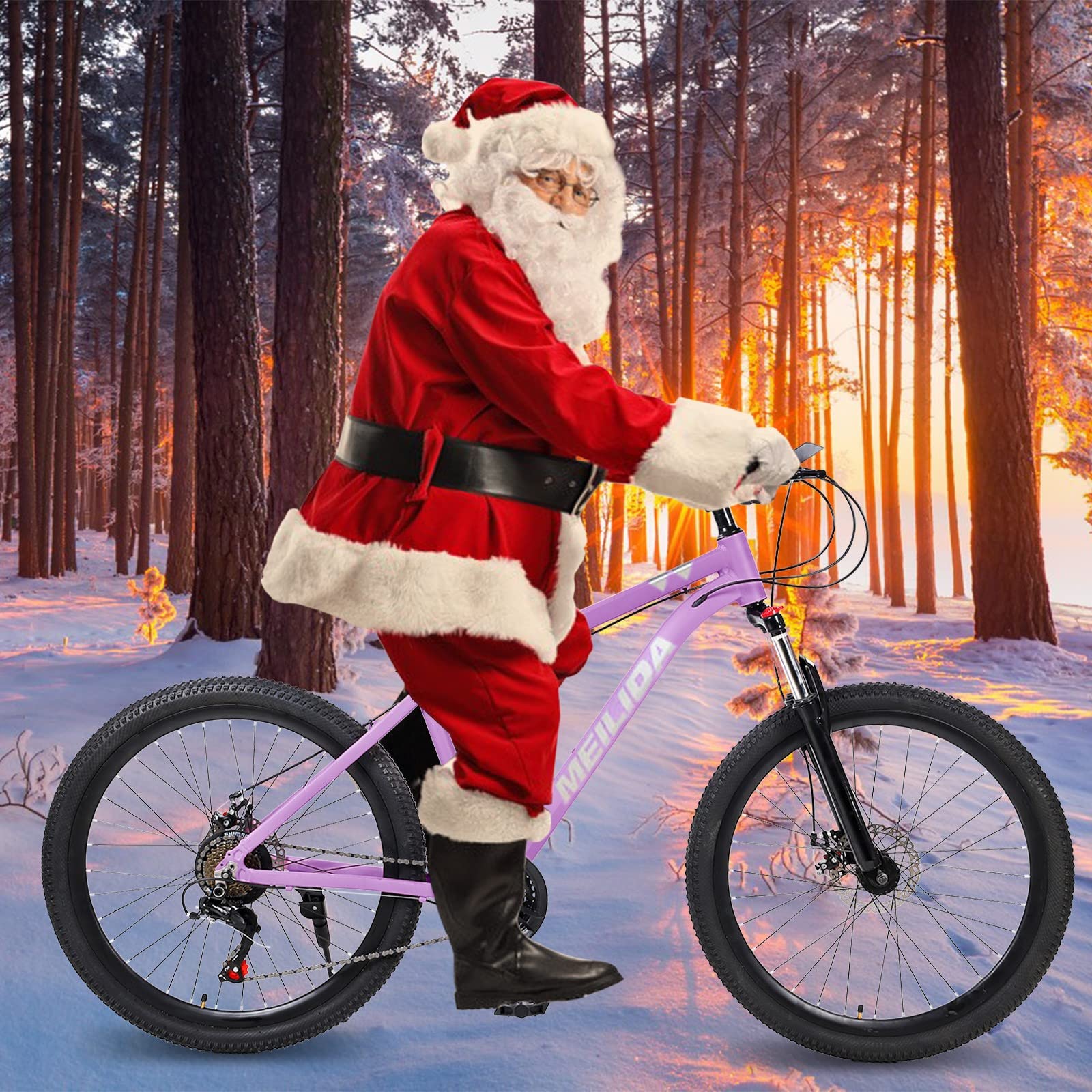 21-Speed 26-Inch Aluminum Alloy Full Suspension Mountain Bike for Adults - Disc Brake, Durable Outdoor Bicycle for Men & Women - Perfect for Trail Riding, Commuting & Adventure Cycling