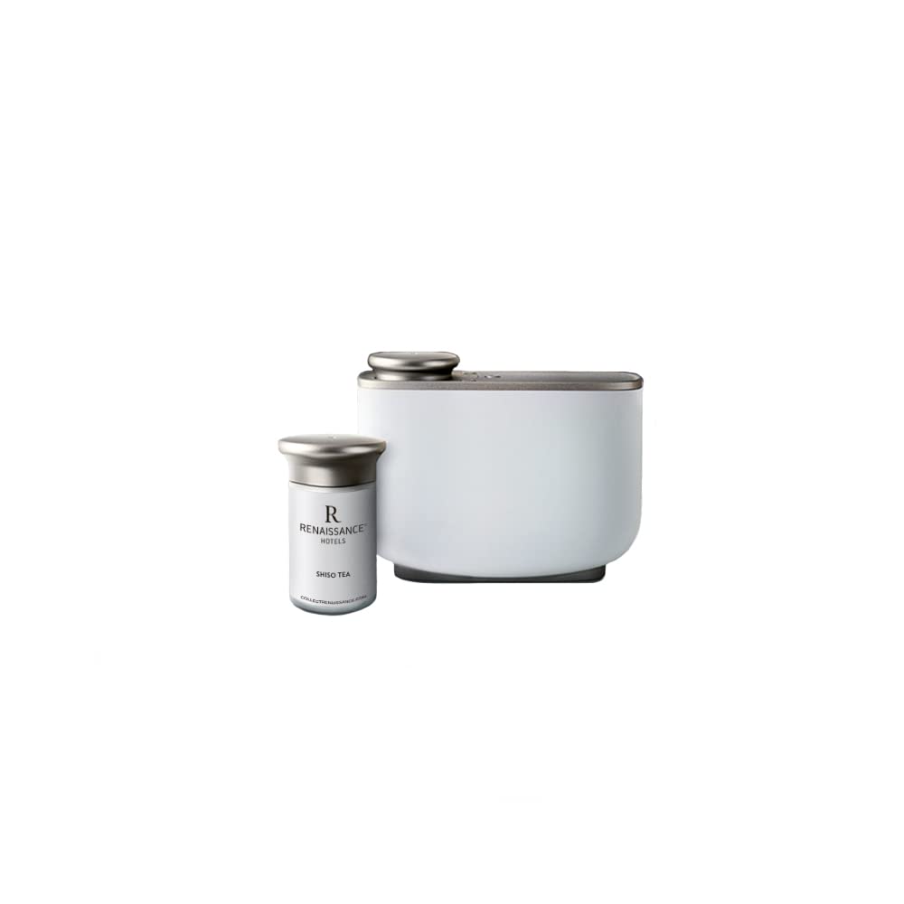 Renaissance Shiso Tea Fragrance Room Diffuser Set - Aromatic Blend of Shiso Tea Leaf, Citrus, White Mint, Tuberose, Gardenia & Lily | Perfect for Home, Office & Spa Relaxation