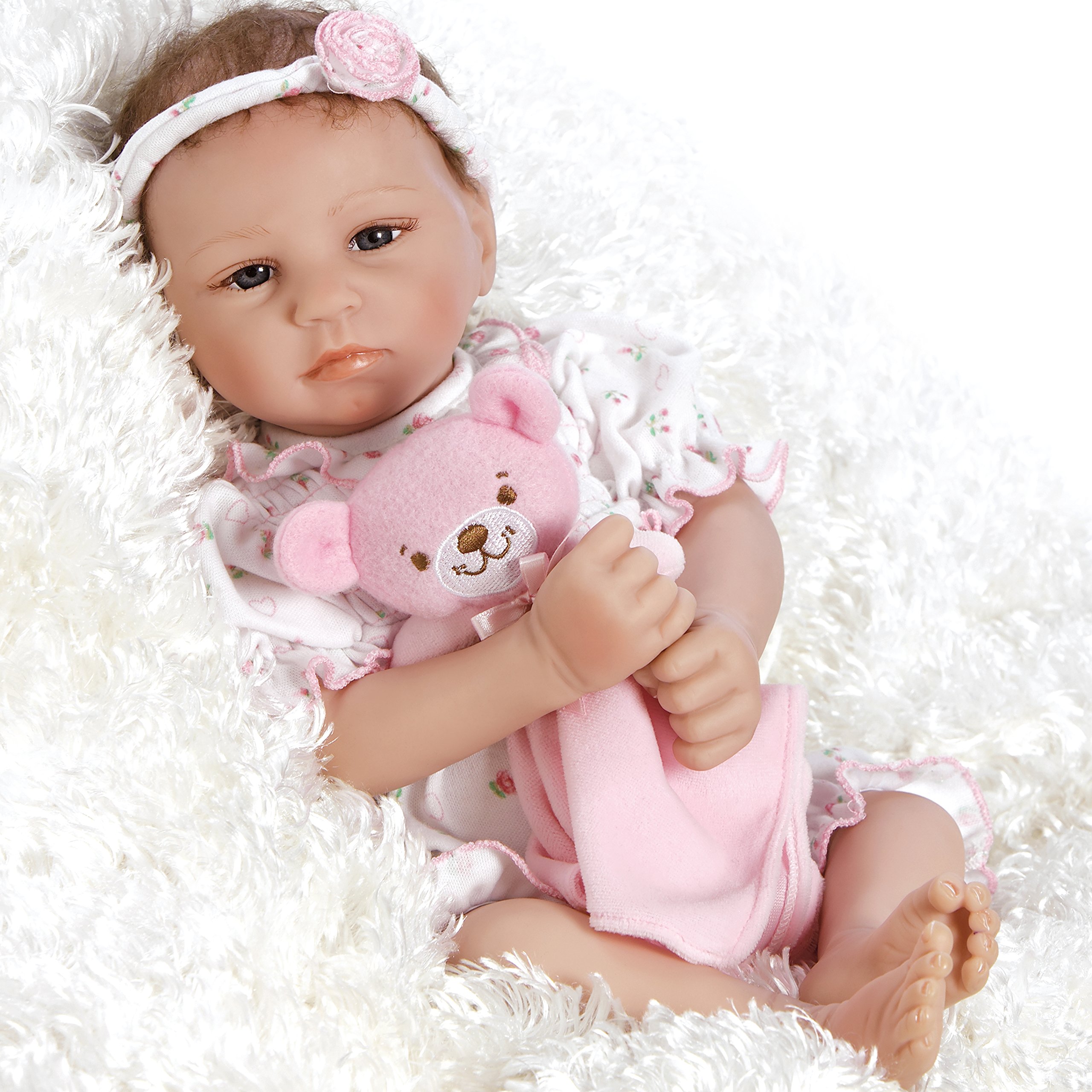 Paradise Galleries 17.5-Inch Realistic Reborn Baby Doll - Weighted Cloth Body & Gentletouch Vinyl, 5-Piece Gift Set for Kids Age 3+ | Perfect for Collectors, Role Play, and Emotional Comfort