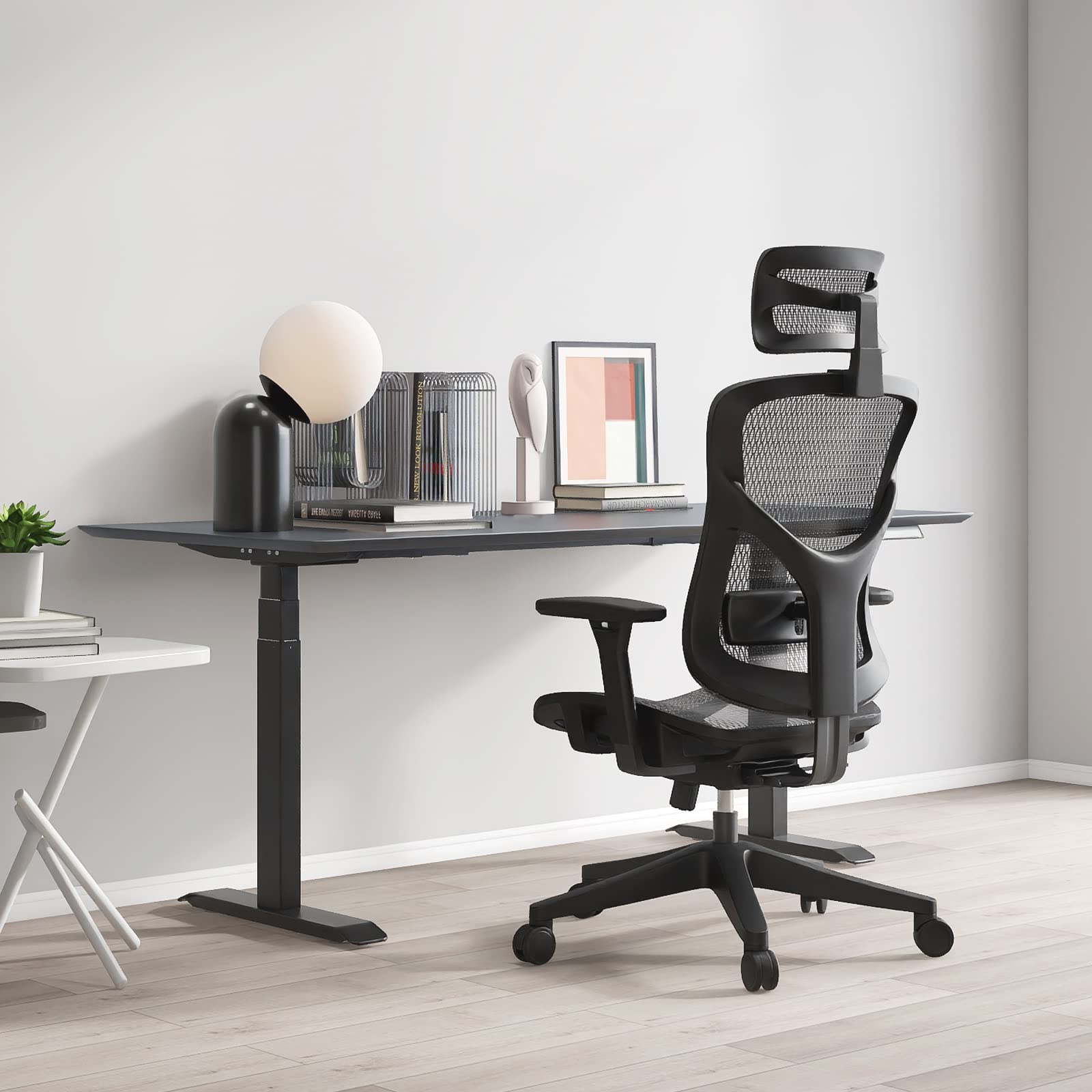 ERGOUP Ergonomic Office Chair - High Back Mesh Computer Desk Chair with Adjustable Lumbar Support, Swivel Executive Chair for Home & Office Use - Perfect for Long Work Hours and Gaming Sessions