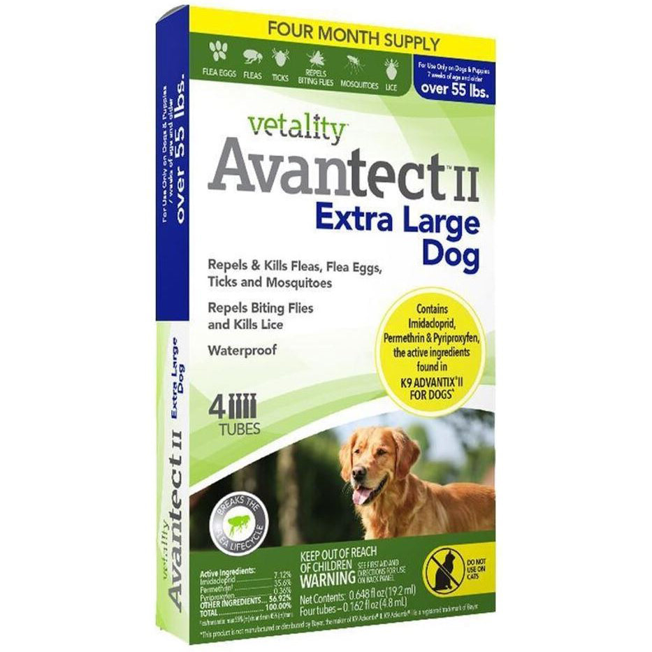 Avantect II for Dogs 2500 - Advanced Flea & Tick Prevention for Medium to Large Dogs | Vet-Recommended Protection for Outdoor Adventures & Daily Walks
