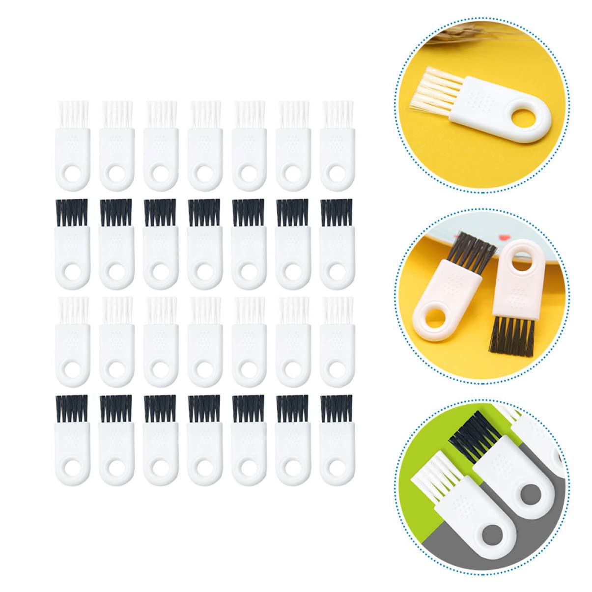 30-Piece Electric Razor Cleaning Brush Set - Reusable Face & Leg Shaver Cleaner, Keyboard & Computer Duster - Perfect for Grooming Kits, Electronics Maintenance & Personal Care Accessories