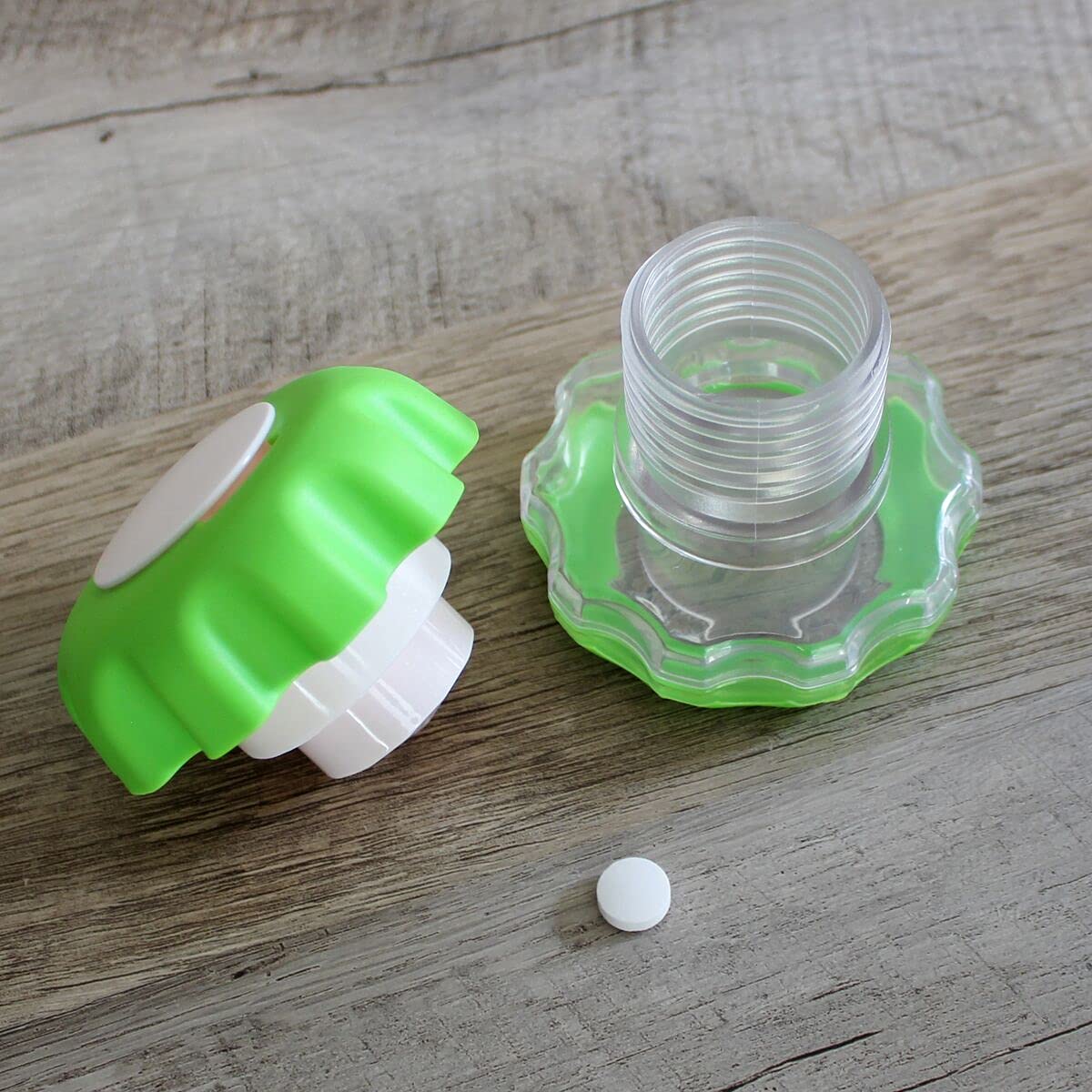EZY DOSE Pill Crusher and Grinder - Effortlessly Crush Vitamins & Tablets into Fine Powder, BPA Free with Storage Compartment | Perfect for Travel, Nursing Homes, and Daily Medication Management