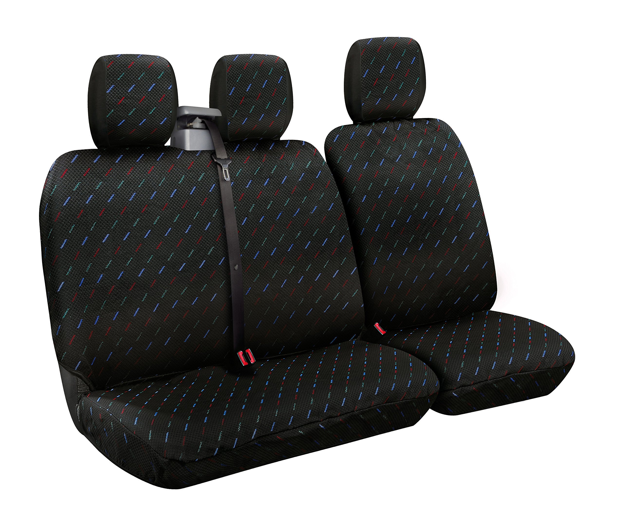 54798 Universal Car Seat Cover Set - Waterproof & Durable for SUVs, Trucks & Sedans - Perfect for Road Trips, Daily Commutes & Pet Protection