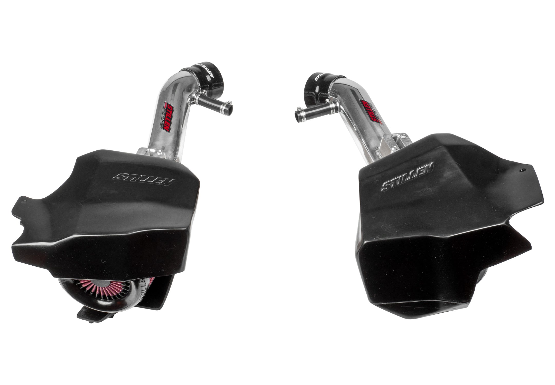 2007-2009 Nissan 350Z Performance Dual Long Tube Cold Air Intake Kit (Gen 2 Z33) with Oil Filter 402842 - Upgrade Engine Power & Acceleration for Street Racing & Track Days