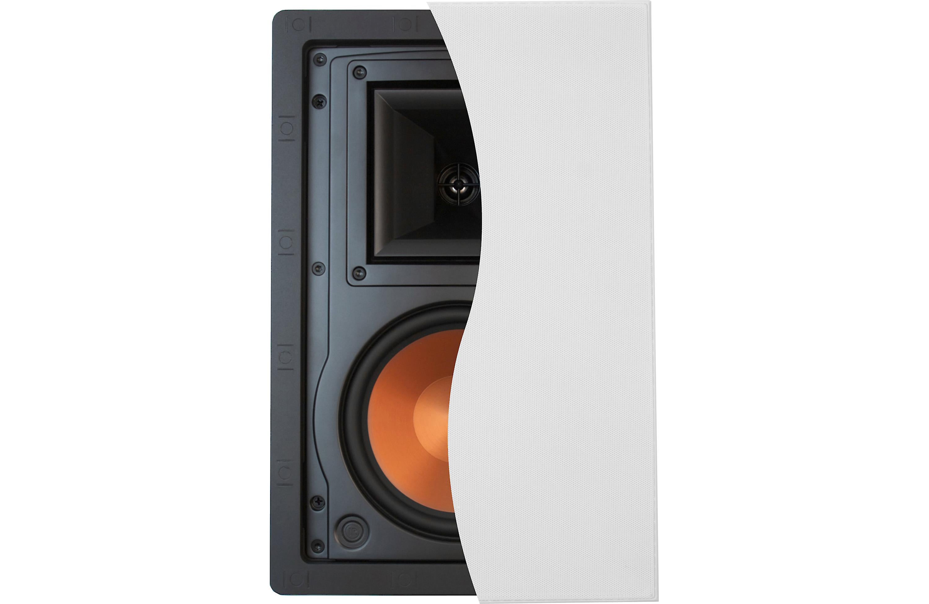 Klipsch R-5650-W II In-Wall Speaker - High Performance Home Theater Audio - Perfect for Living Room, Home Cinema & Surround Sound Systems