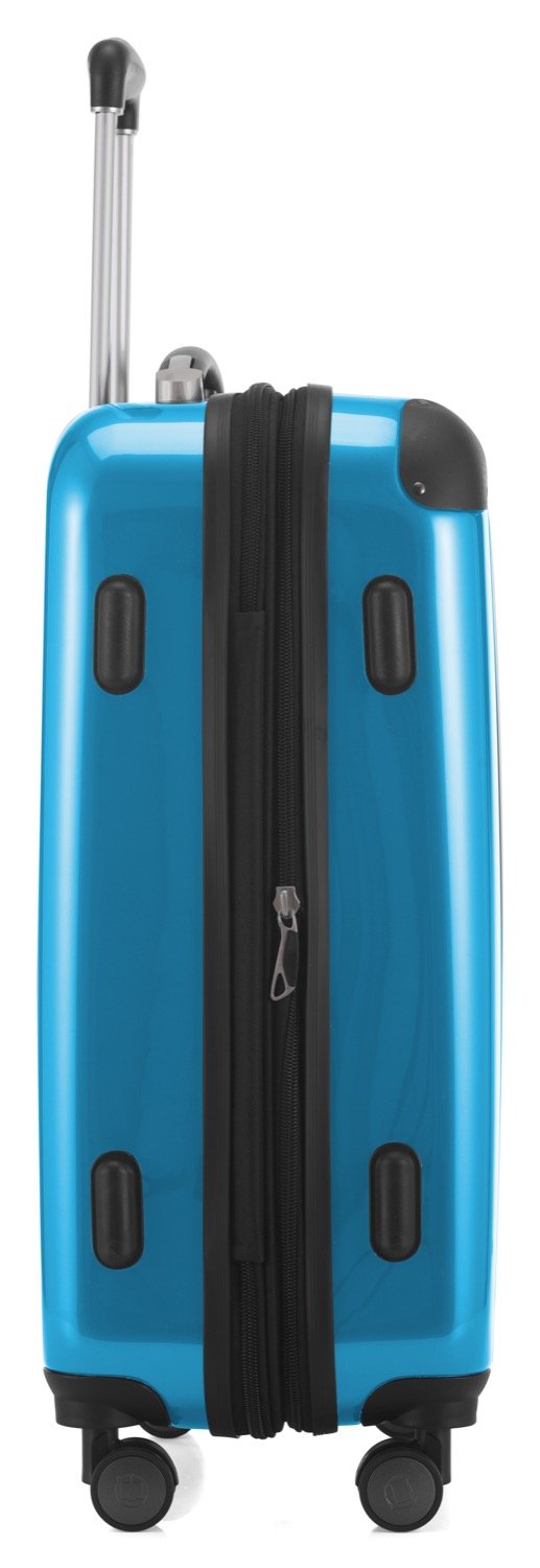 Premium Blue Hand Luggage Carry-On Suitcase - Lightweight Durable Cabin Bag for Air Travel, Business Trips & Weekend Getaways
