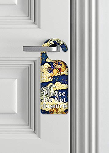 Pegasus Do Not Disturb Door Hanger Sign - Elegant Art Plate with Dan Morris Design - Perfect for Hotels, Bedrooms & Privacy