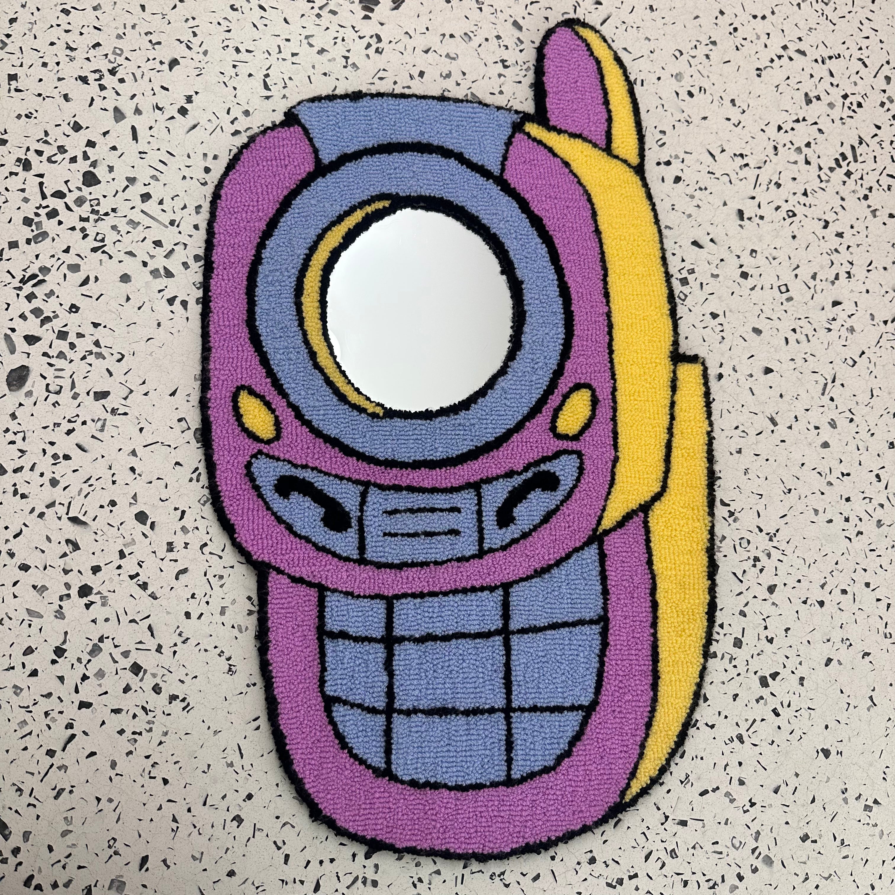 Phone Mirror & Portal Rugs - Wireless Screen Mirroring Device & Decorative Gaming Rug for Home & Office | Perfect for Video Calls, Gaming Setups & Interior Decor