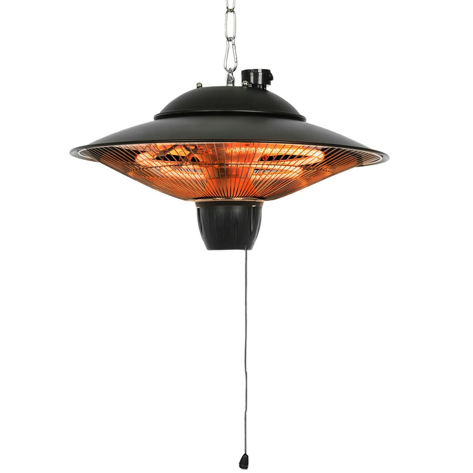 GXP 1500W Outdoor Electric Patio Heater - Ceiling Mounted Infrared Heater for Balcony, Courtyard, Deck & Garden - Perfect for Cold Weather & Outdoor Entertaining