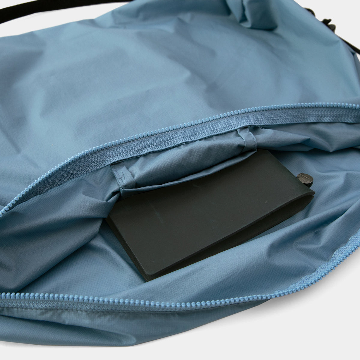 TRAVELER'S COMPANY Traveler's Factory x TO&FRO Medium Shoulder Bag - Blue Gray | Durable Crossbody Bag for Travel, Work & Everyday Use