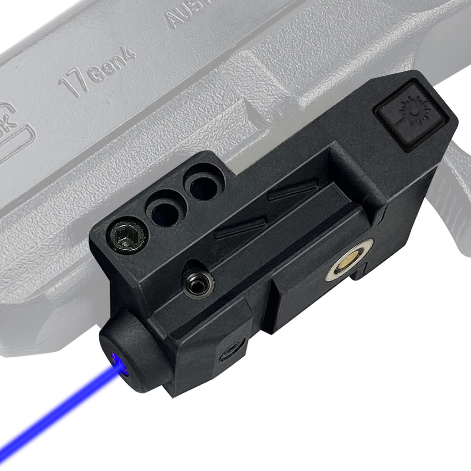 SOLOFISH Magnetic Rechargeable Gun Beam - Green/Blue/Red Dot Sight for Pistols & Rifles | Shockproof & Glock 17/19 Compatible | Hunting & Tactical Use