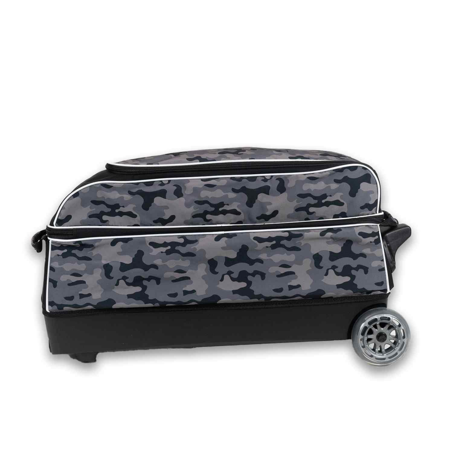 ELITE Basic Triple Roller Bowling Bag - Grey Camo Design for Men & Women | Perfect for League Play, Tournaments & Travel
