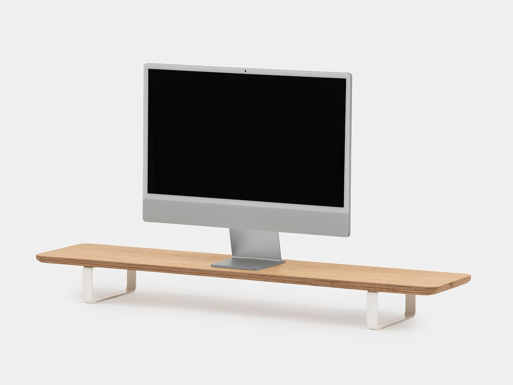 Dual Monitor Stand for Desk - Adjustable Computer Monitor Riser with Shelf - Perfect for Home Office, Gaming Setup & Workspace Organization