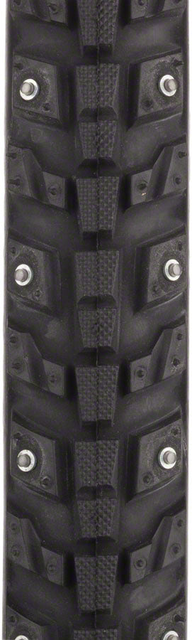 45NRTH Xerxes Studded Bike Tire - 700x30 Clincher, Black Steel with 140 Carbide Studs (33 TPI) - Winter Cycling, Ice & Snow Traction for Commuting and Mountain Biking
