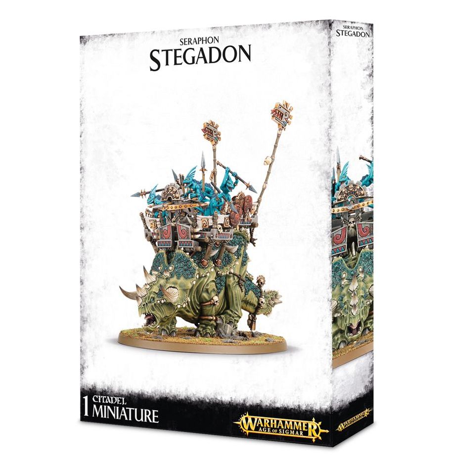 Age of Sigmar Seraphon: Stegadon (Engine of the Gods) - Fantasy Tabletop Miniature for Warhammer Gaming & Collecting