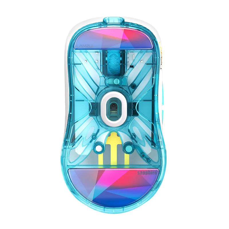 Lamzu Sapphire Mouse Skates - Premium Glide Feet for Lamzu Atlantis OG V2, OG V2 Pro & OG V2 4K Gaming Mice - Smooth Tracking for FPS, MOBA & Esports Gaming
