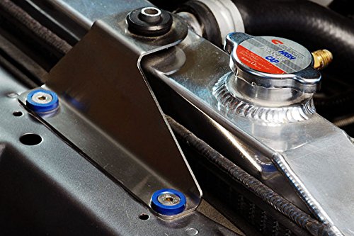iJDMTOY 4pc JDM Racing Aluminum Washers Bolts Kit - Car License Plate & Bumper Accessories