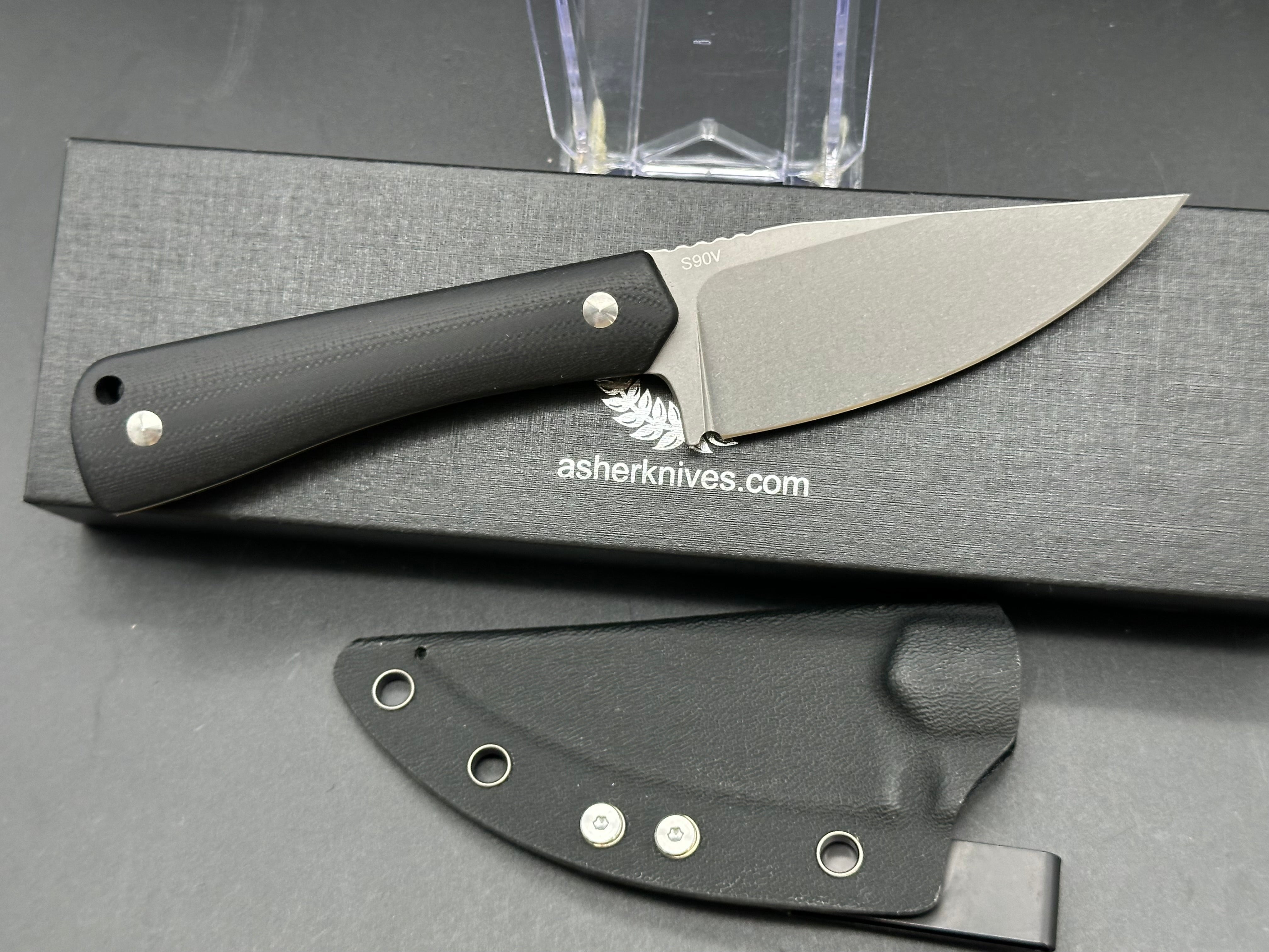 Asher Fixie Fixed Blade Knife - 3.2