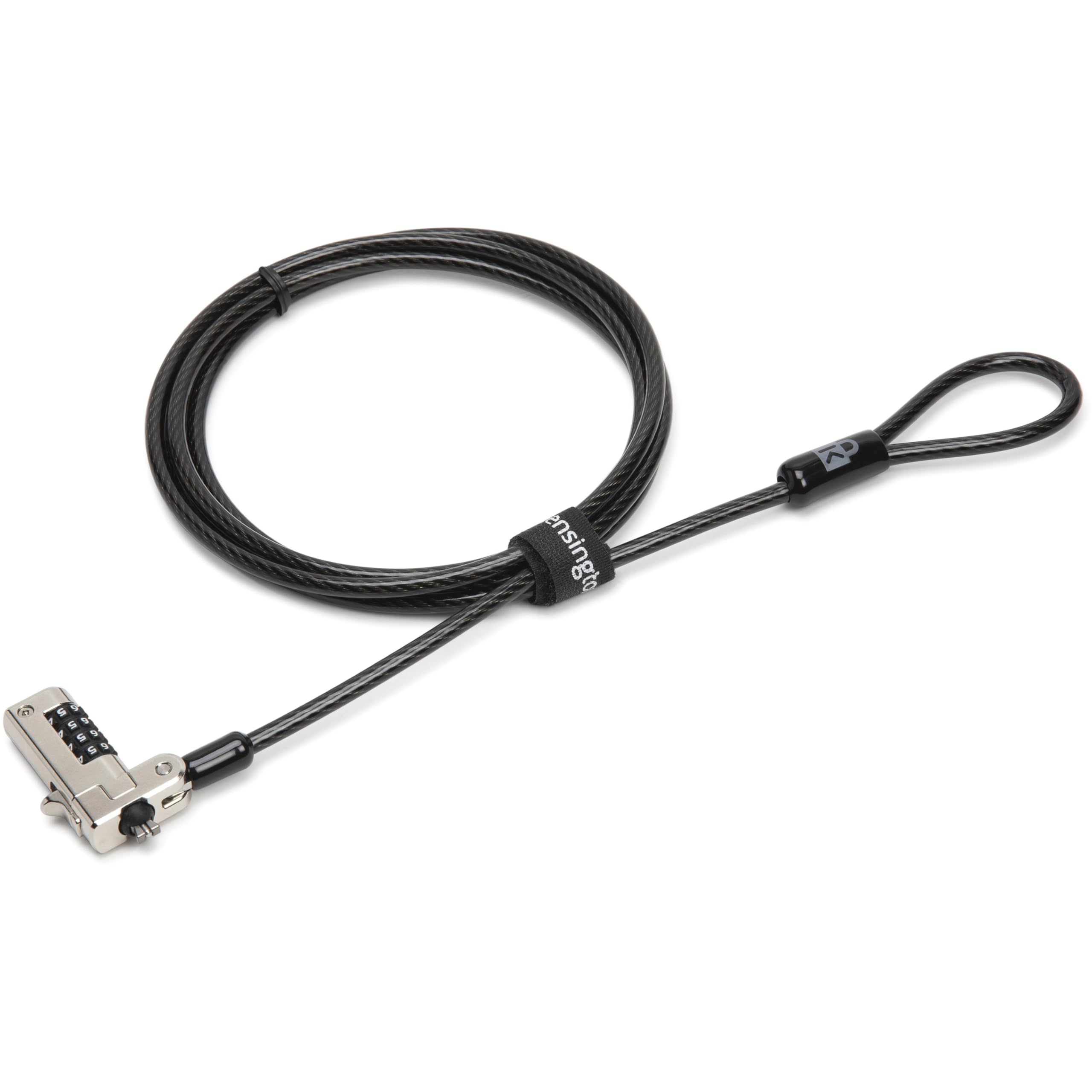 Kensington N17 Dell Laptop Combination Lock - Secure Black Locking Cable for Office, School, and Travel