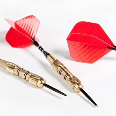 Premium Nodor STA 400 Striped Brass Darts Set - Professional Steel Tip Darts for Adults - Perfect for Bars, Pubs, Home Game Rooms & Competitive Play