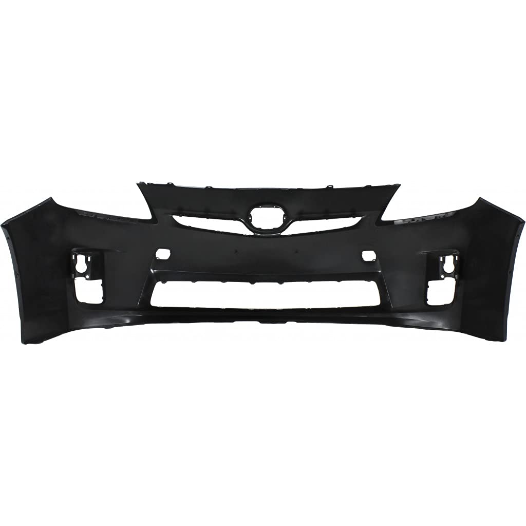 CAPA Certified Toyota Prius Front Bumper Cover 2010-2011 Model | Primed Replacement with Headlights | Part# TO1000359 & 5211947917 | Perfect for Collision Repair & Auto Restoration Projects