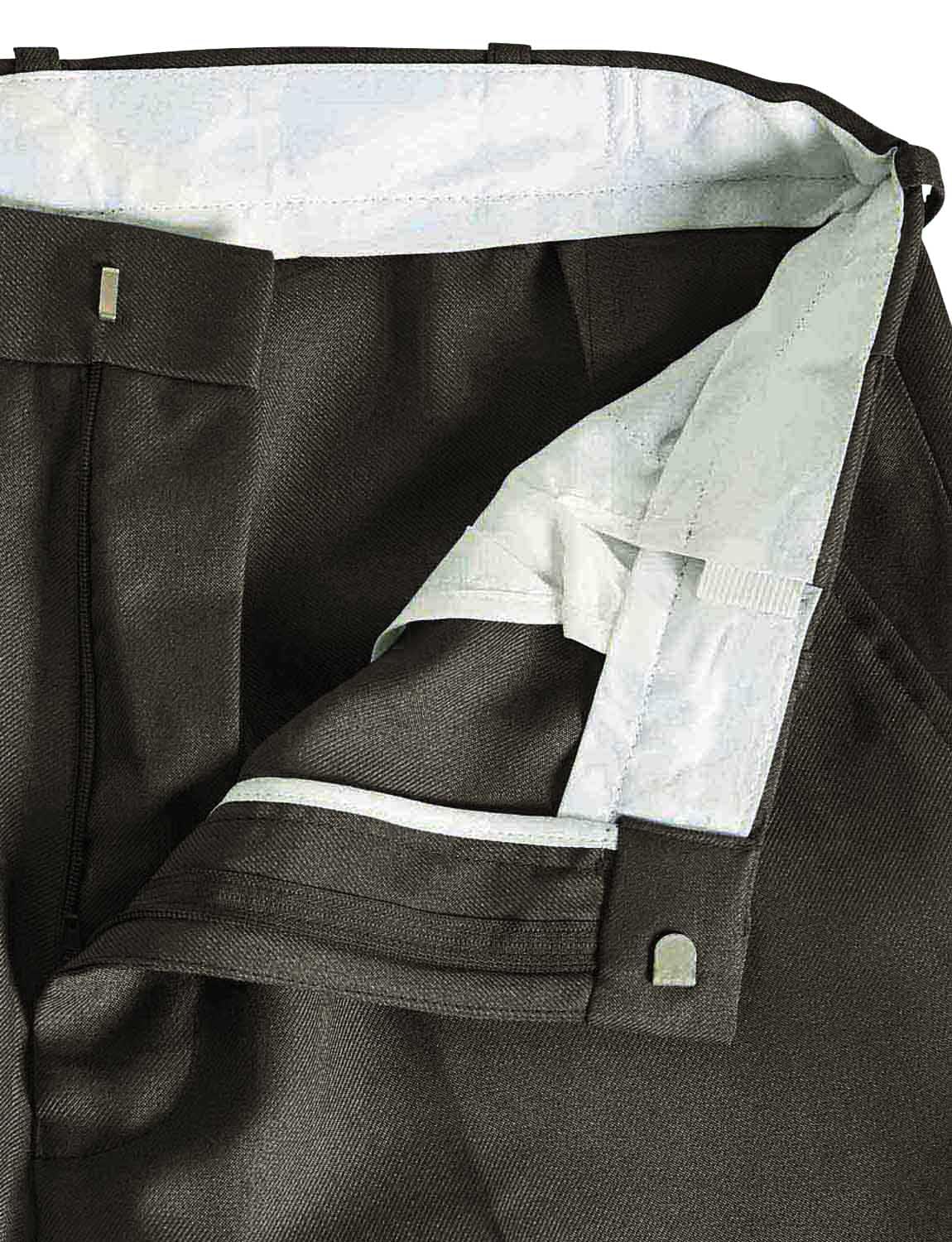 Chums Men's Stretch Waist Dress Pants - Comfortable Formal Work Slacks with Hidden Elastic Waistband | Perfect for Office, Business Meetings & Professional Events