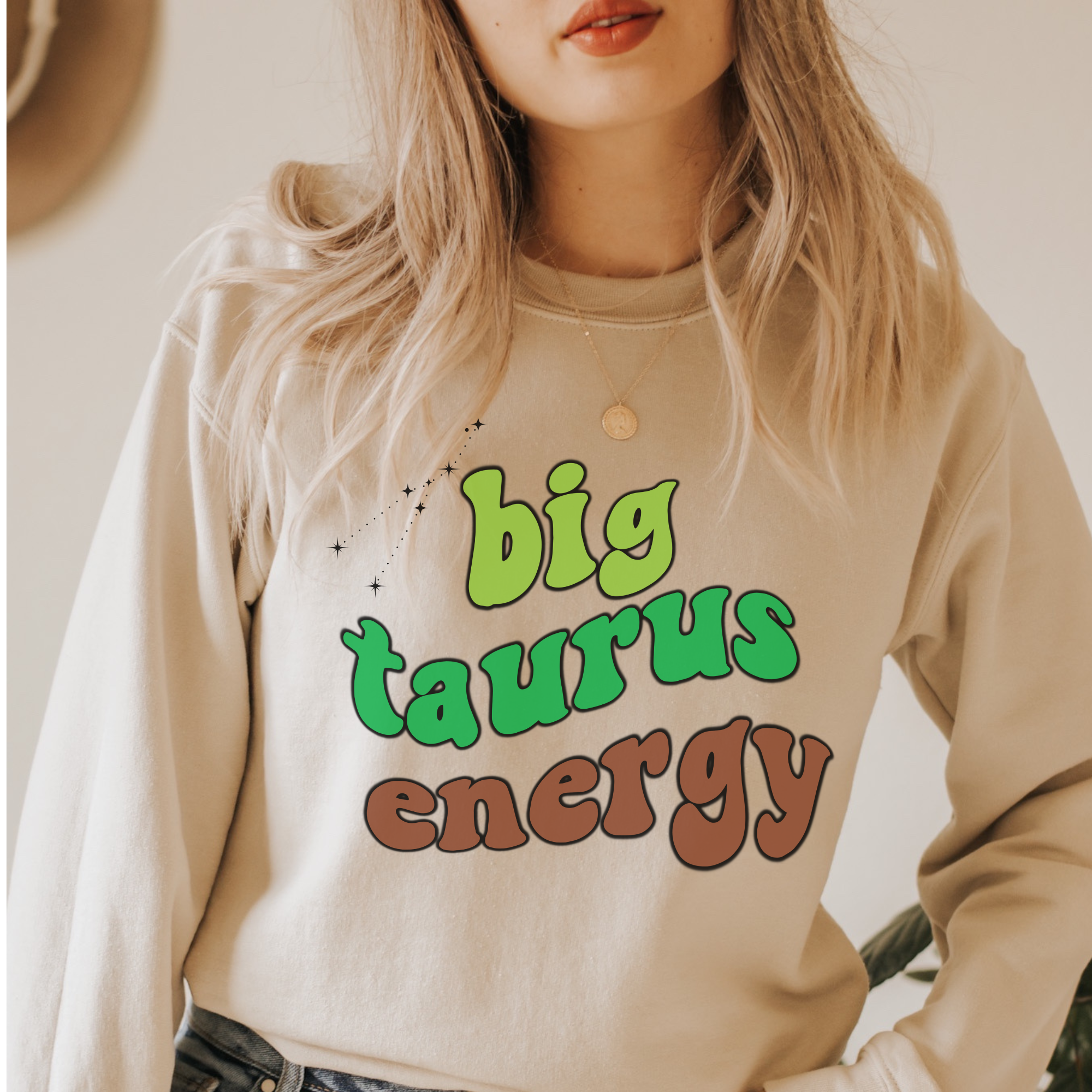 Taurus Sweatshirt for Women & Men - Big Taurus Energy Hoodie - Perfect Gift for Taurus Birthday & Astrology Lovers - Zodiac Inspired Apparel for Casual Wear & Horoscope Enthusiasts