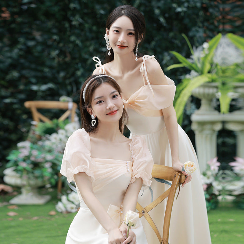 Elegant A-Line Long Bridesmaid Dress for Formal Evening Gown & Party Wear - Perfect for Weddings, Prom, Black Tie Events & Special Occasions