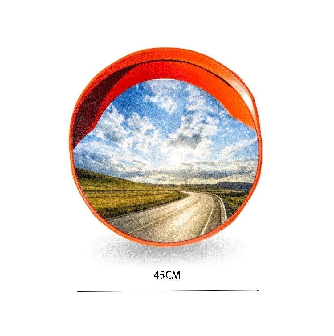 45cm Portable Safety Mirror - Wide Angle Convex Traffic Mirror for Indoor & Outdoor Use - Perfect for Driveways, Garages, and Blind Spots