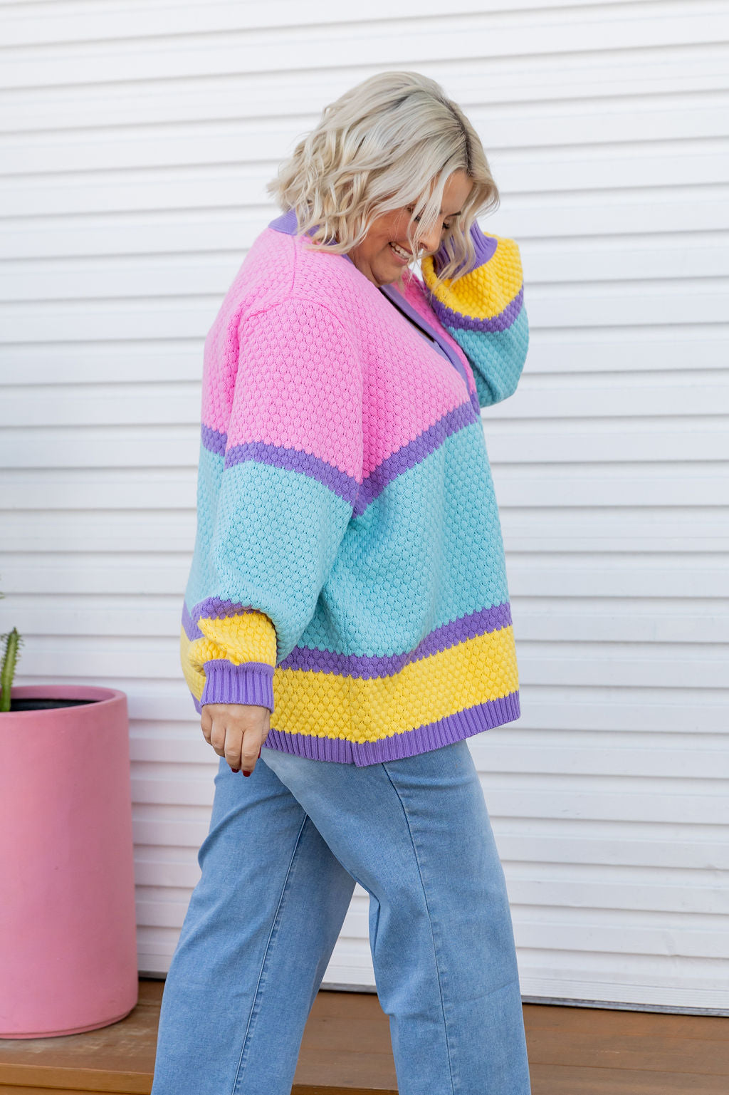 Stylish Marbelle Knit Cardigan - Soft Pastel Colors | Perfect for Spring Outfits & Cozy Layering