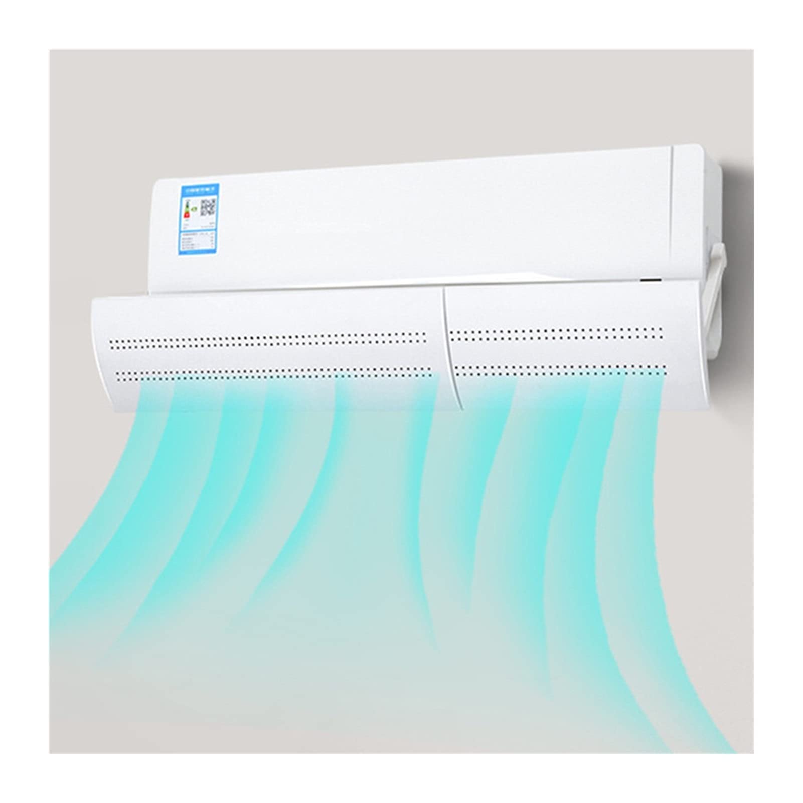 Adjustable Air Conditioner Cover - Expandable Hanging Wind Deflector Shield for Home AC Unit, Dust Protection Accessory (Perfect for Window & Wall AC Units, Bedroom & Living Room Use)
