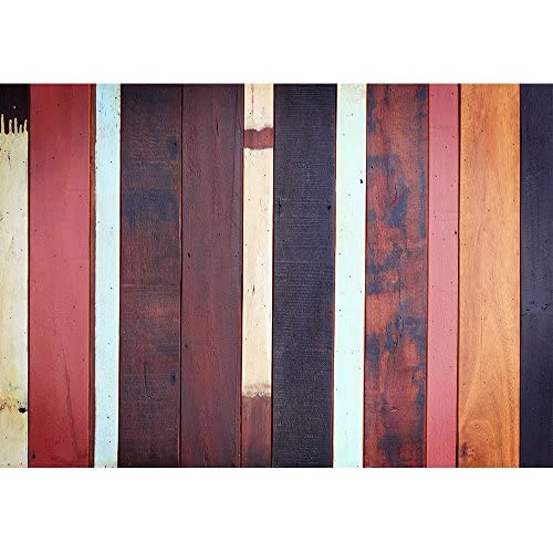 Wall26 - Wood Texture Self-Adhesive Wallpaper - Old Panel Design Removable Wall Mural (100x144 inches) for Living Room, Bedroom, Office & Commercial Spaces