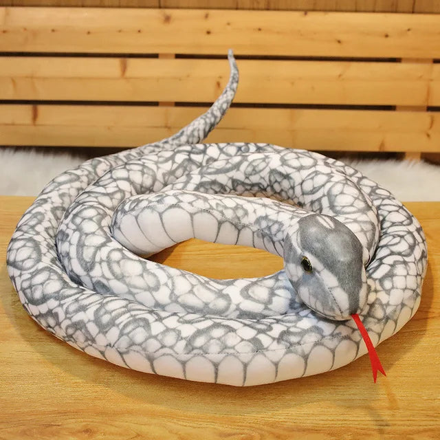 3M Simulation Soft Plush Toy - Giant Yellow Snake Stuffed Animal, Realistic Python Cloth Doll for Kids & Toddlers - Perfect Birthday, Christmas Gift for Boys & Girls - Great for Cuddling, Room Decor, and Pretend Play