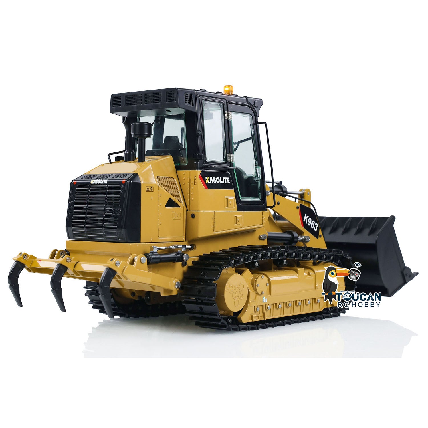 Kabolite 1/16 Scale Hydraulic RC Loader K963 - 2.4GHz Remote Control Construction Vehicle with Battery & LED Lights | Fast Free Shipping | Perfect for Construction Simulation, Kids Play & RC Hobbyists